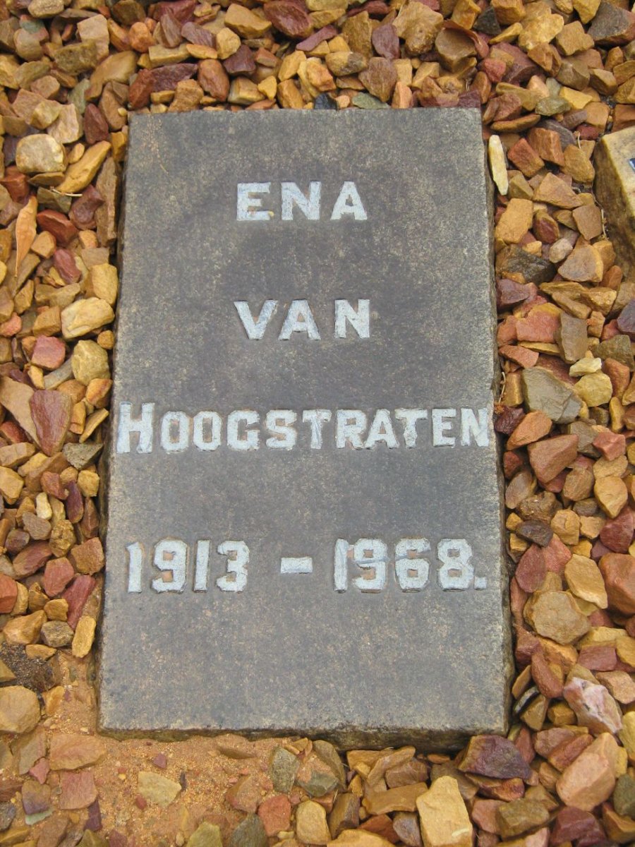 HOOGSTRATEN Ena, van 1913-1968