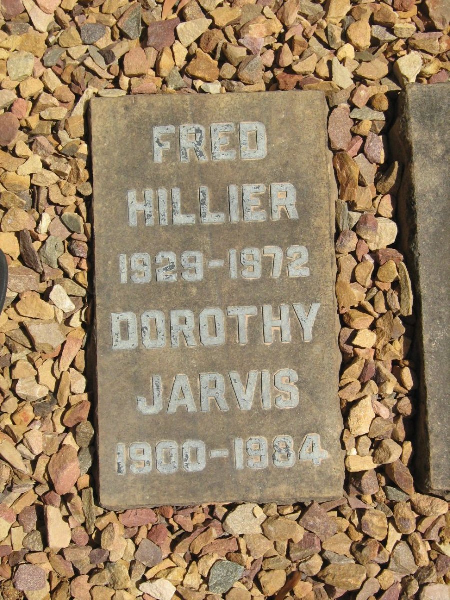 JARVIS Dorothy 1900-1984 :: HILLIER Fred 1929-1972