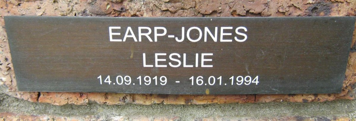 JONES Leslie, EARP 1919-1994