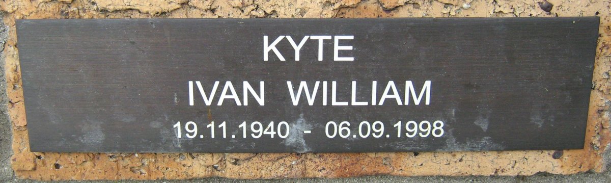 KYTE Ivan William 1940-1998