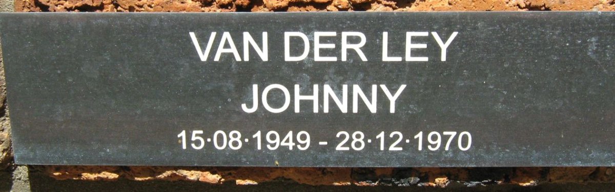 LEY Johnny, van der 1949-1970