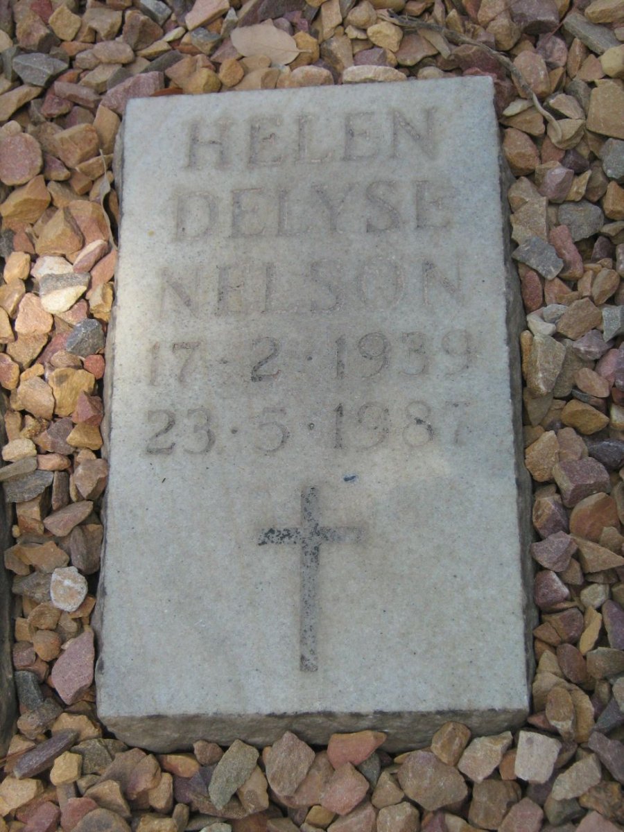NELSON Helen Delyse 1939-1987