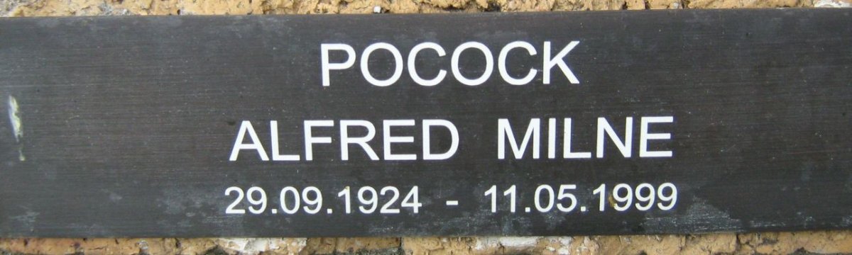 POCOCK Alfred Milne 1924-1999