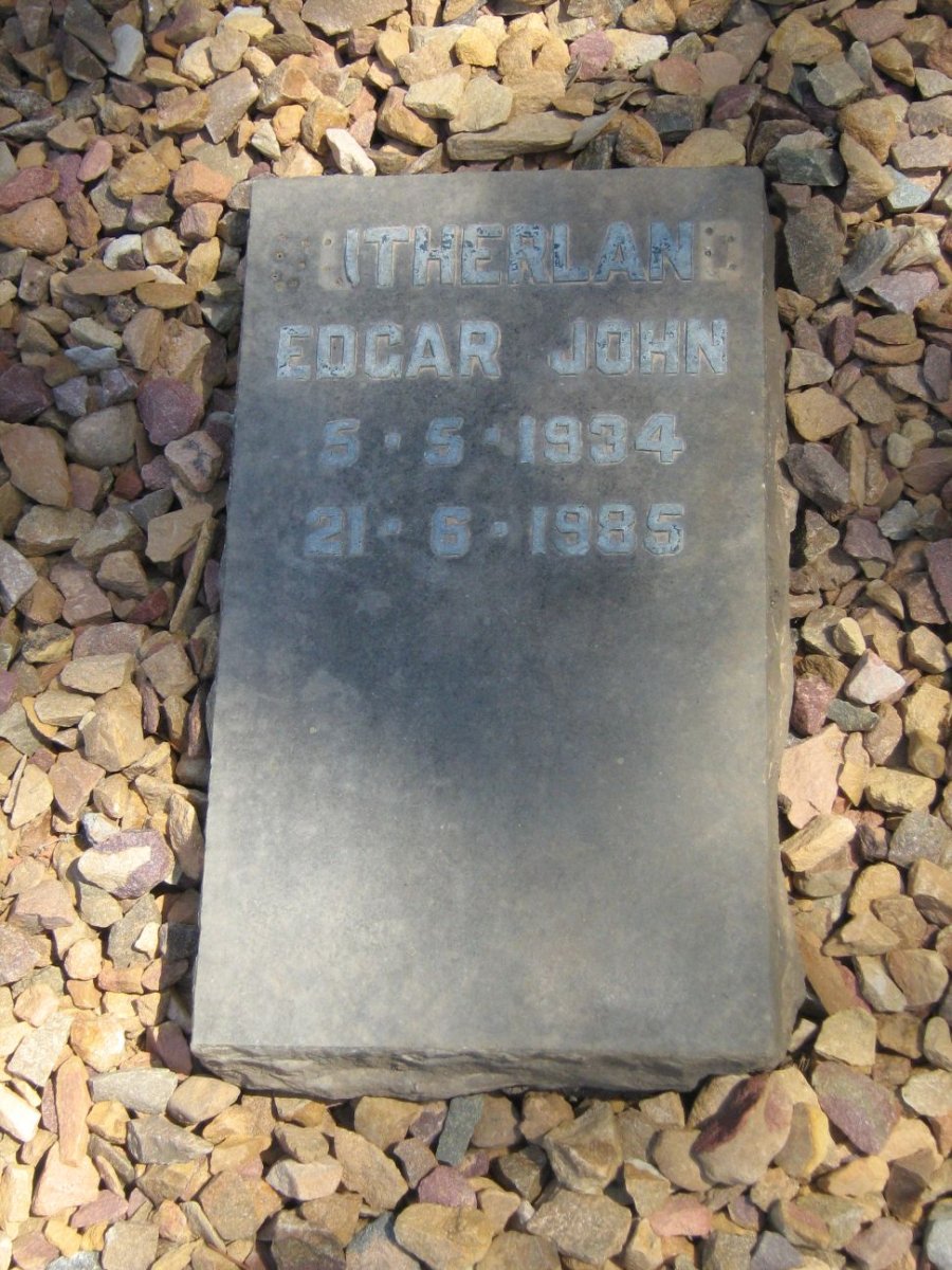 SUTHERLAND Edgar John 1934-1985