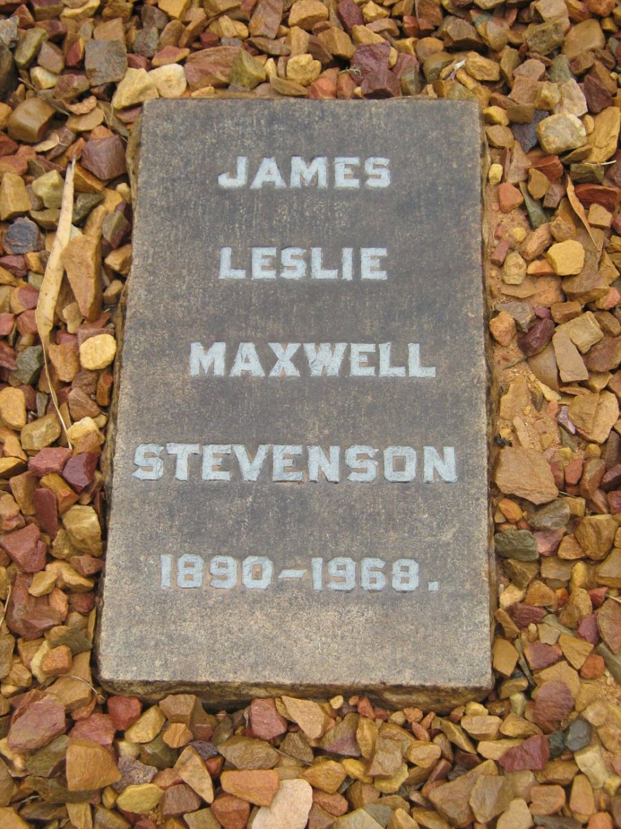 STEVENSON James Leslie Maxwell 1890-1968