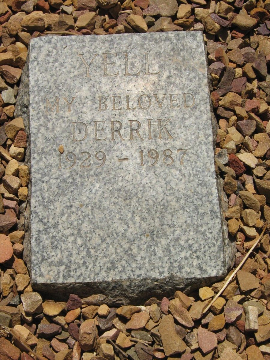 YELL Derrik 1929-1987