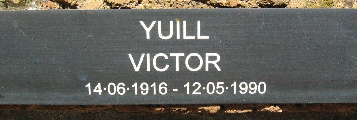 YUILL Victor 1916-1990