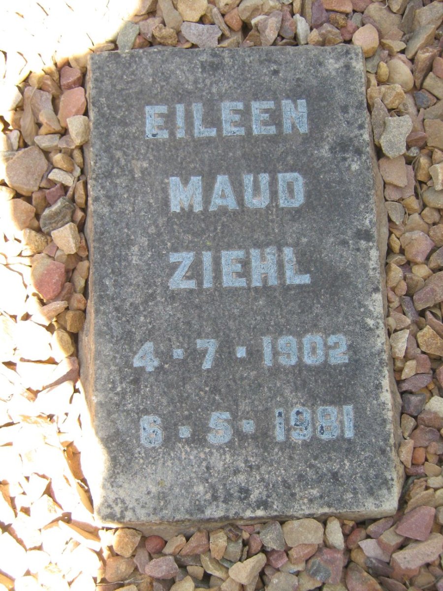 ZIEHL Eileen Maud 1902-1981