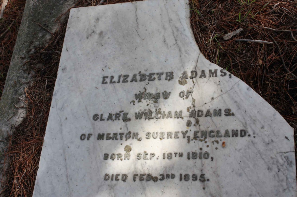 ADAMS Elizabeth 1810-1895