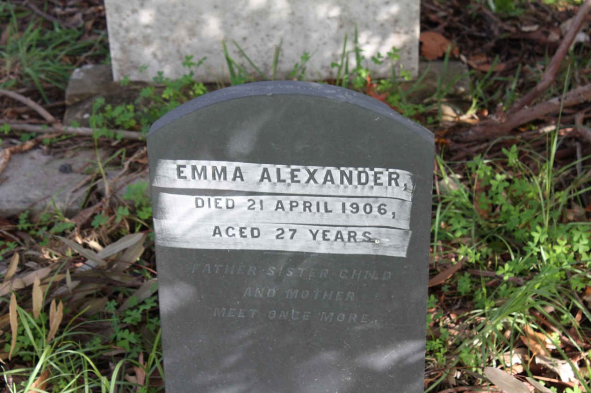 ALEXANDER Emma  -1906
