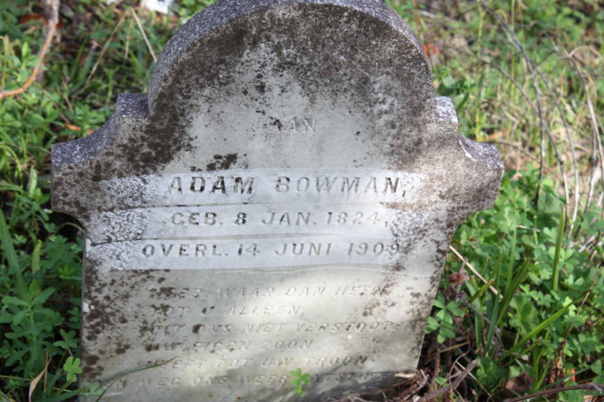 BOWMAN Adam 1824-1909