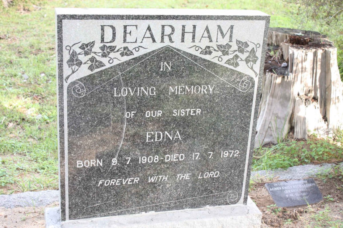 DEARHAM Edna 1908-1972