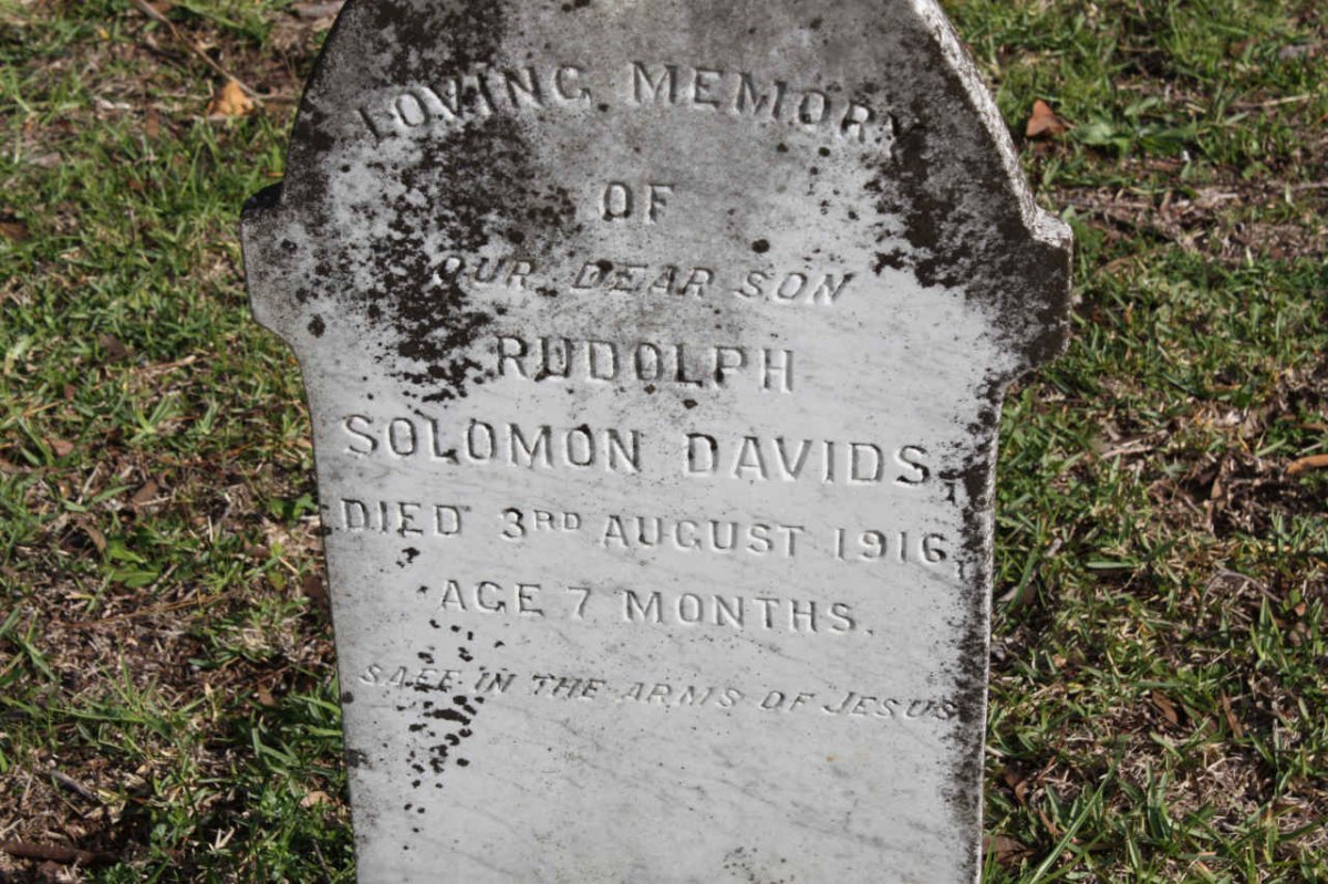 DAVIDS Rudolph Solomon -1916