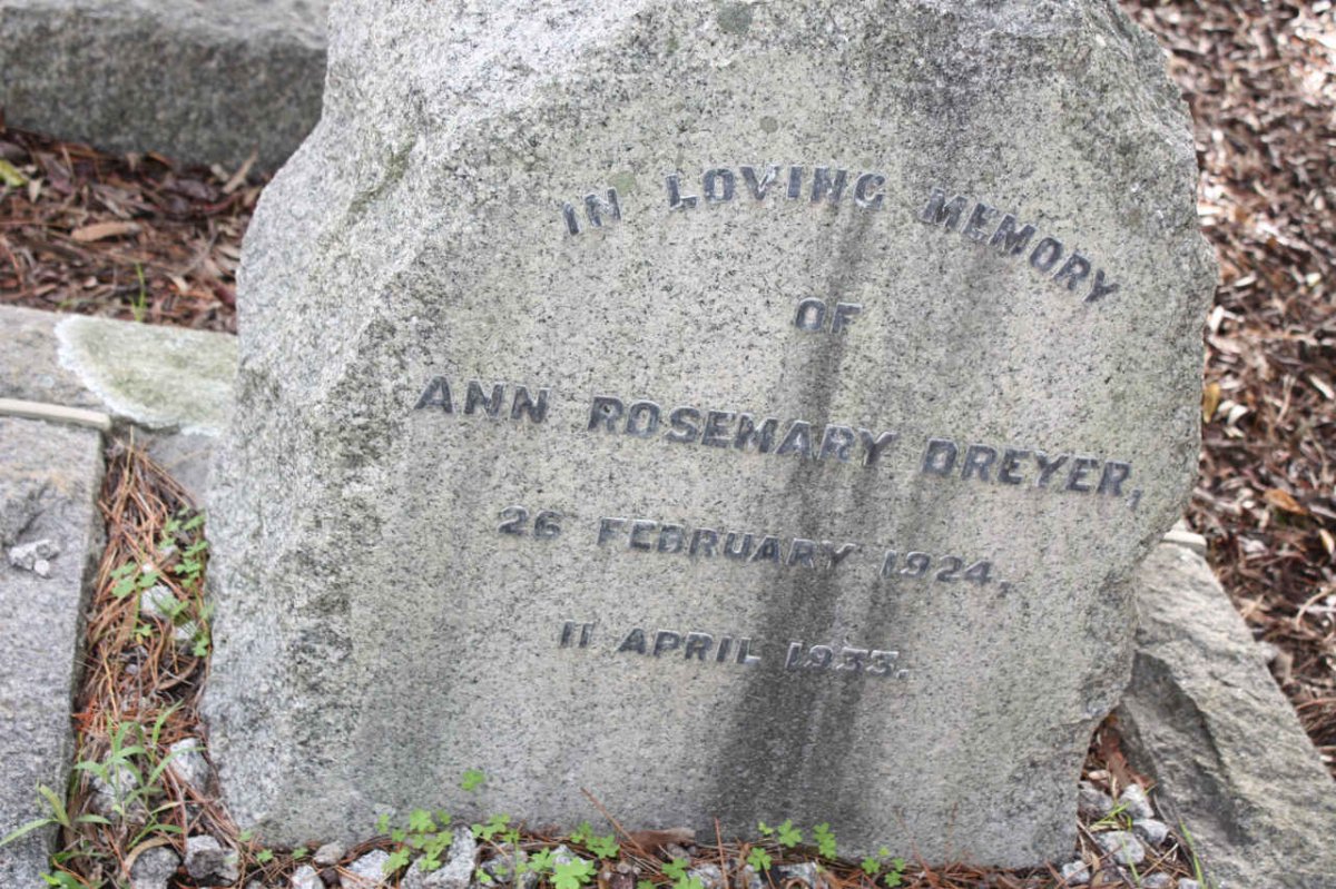 DREYER Ann Rosemary 1924-1933