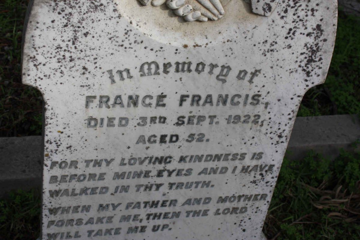 FRANCIS France -1922