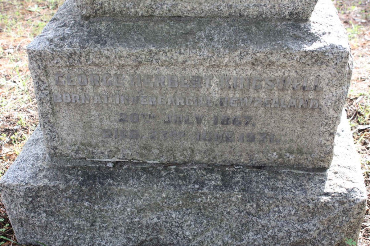 KINGSWELL George Herbert 1867-1971