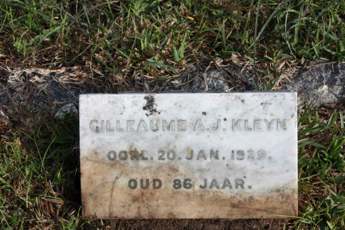 KLEYN Gilleaume A.J. -1929