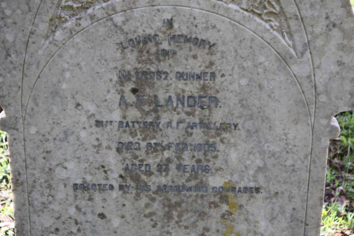LANDER A.E. -1905