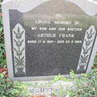 SOUTHGATE Arthur Frank 1951-1969