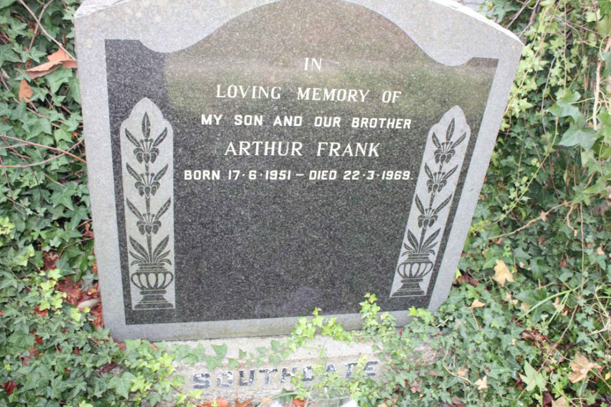 SOUTHGATE Arthur Frank 1951-1969