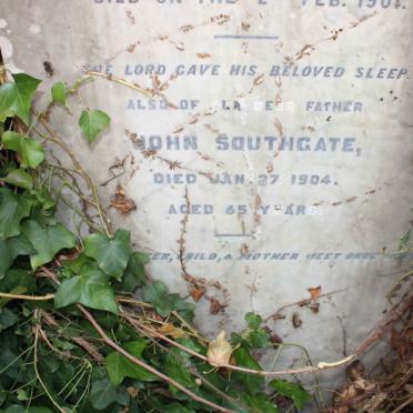 SOUTHGATE John -1904