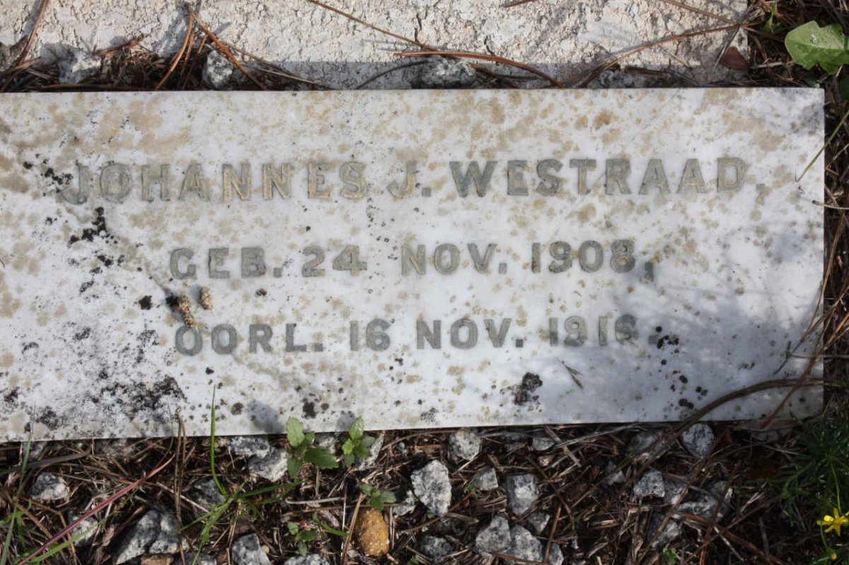 WESTRAAD Johannes 1908-1916