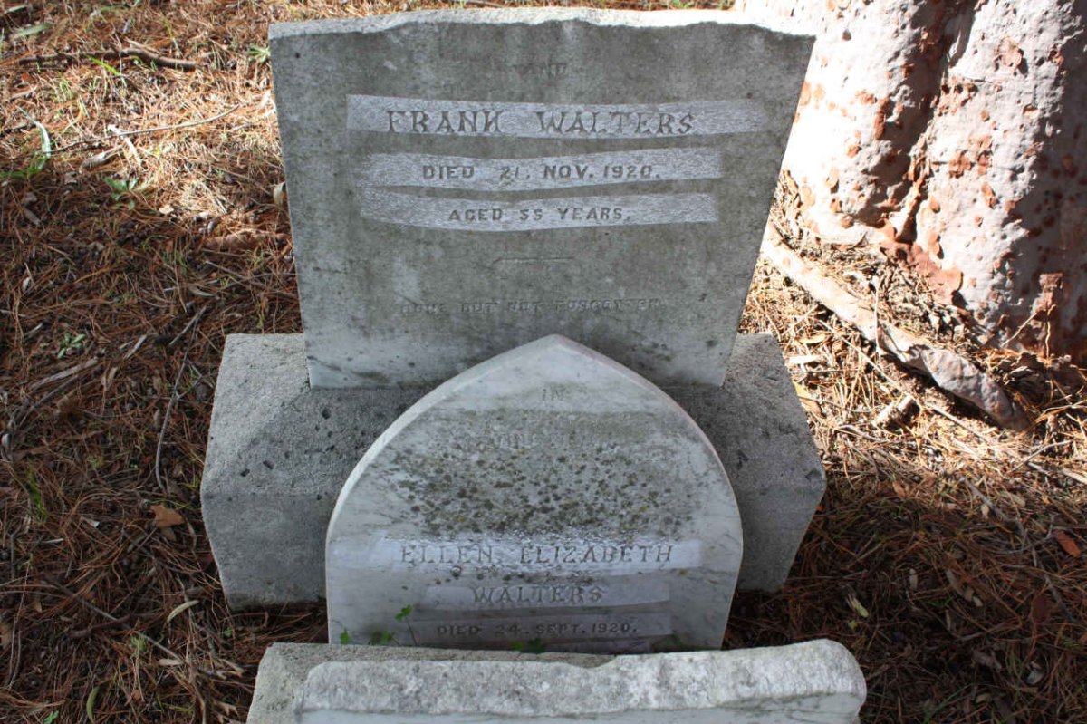 WALTERS Frank -1920 &amp; Ellen Elizabeth -1920