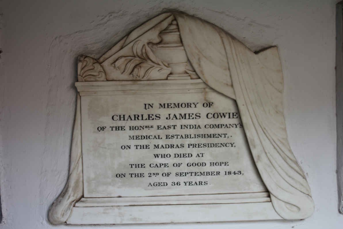COWIE Charles James -1843