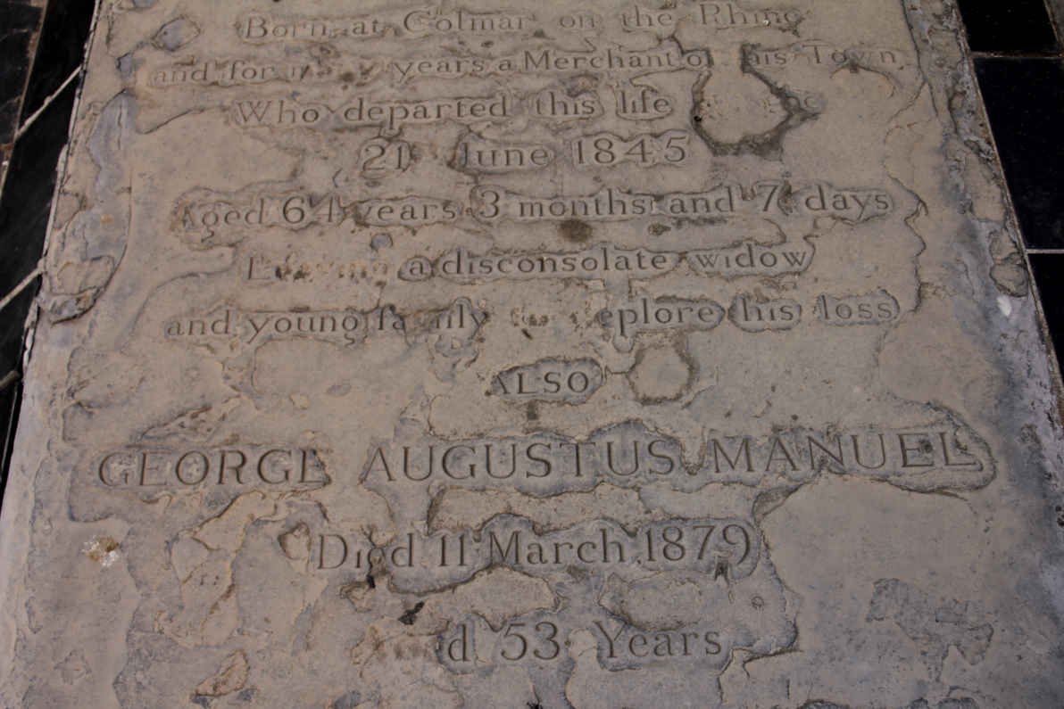 MANUEL George Augustus -1879