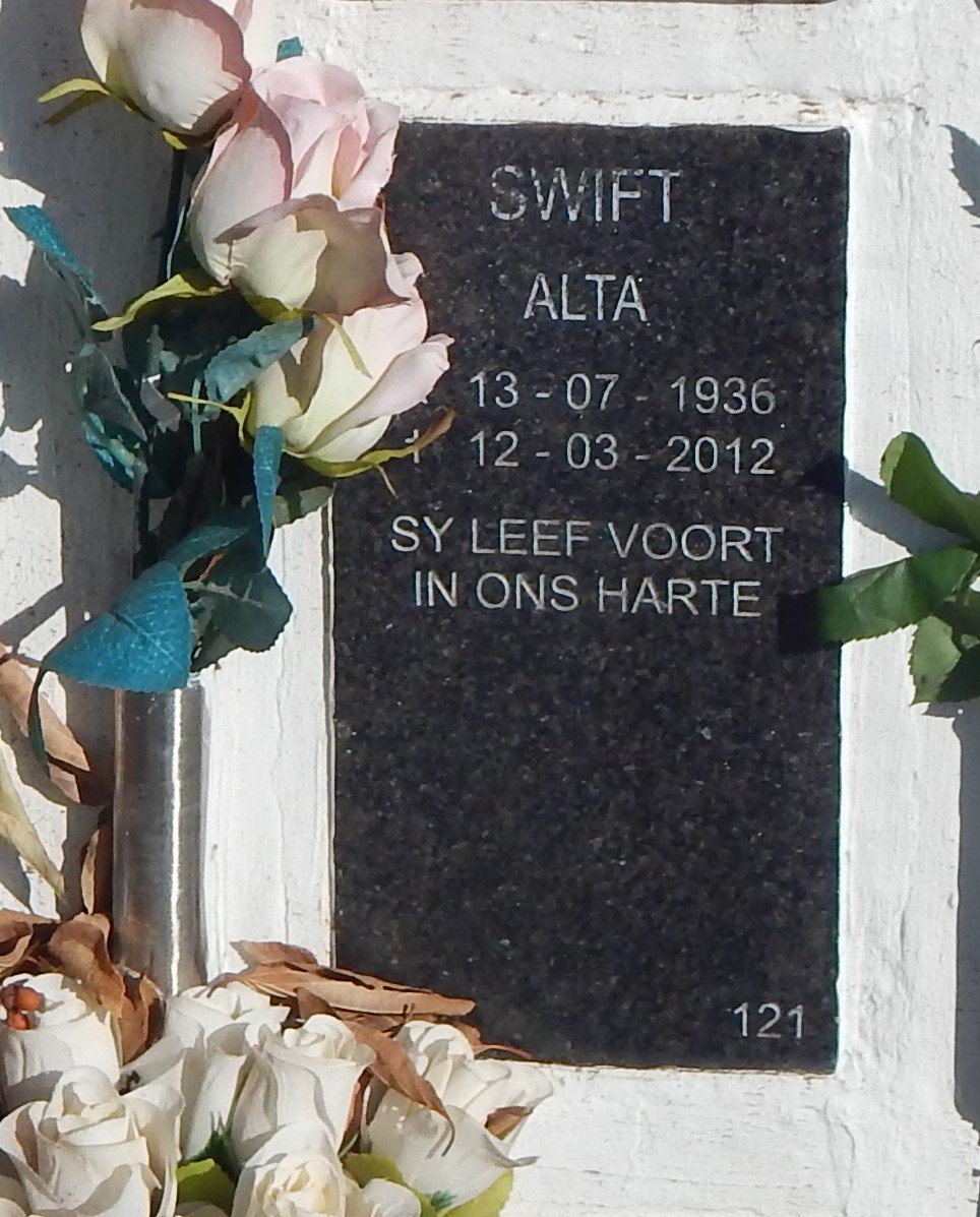 SWIFT Alta 1936-2012