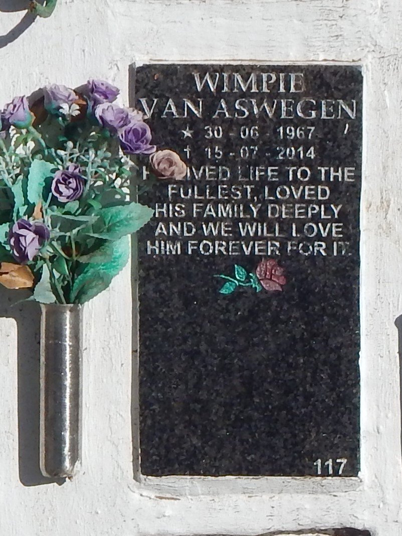 ASWEGEN Wimpie, van 1967-2014