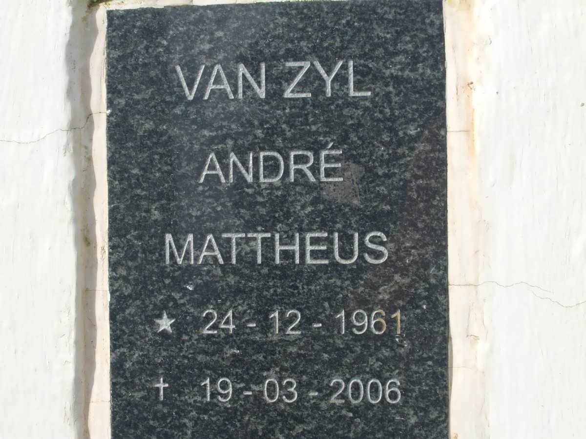 ZYL André Mattheus, van 1961-2006