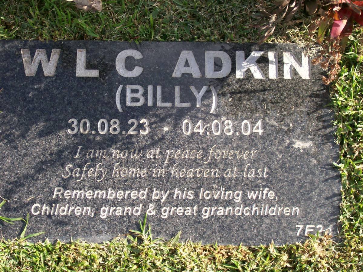 ADKIN W.L.C. 1923-2004