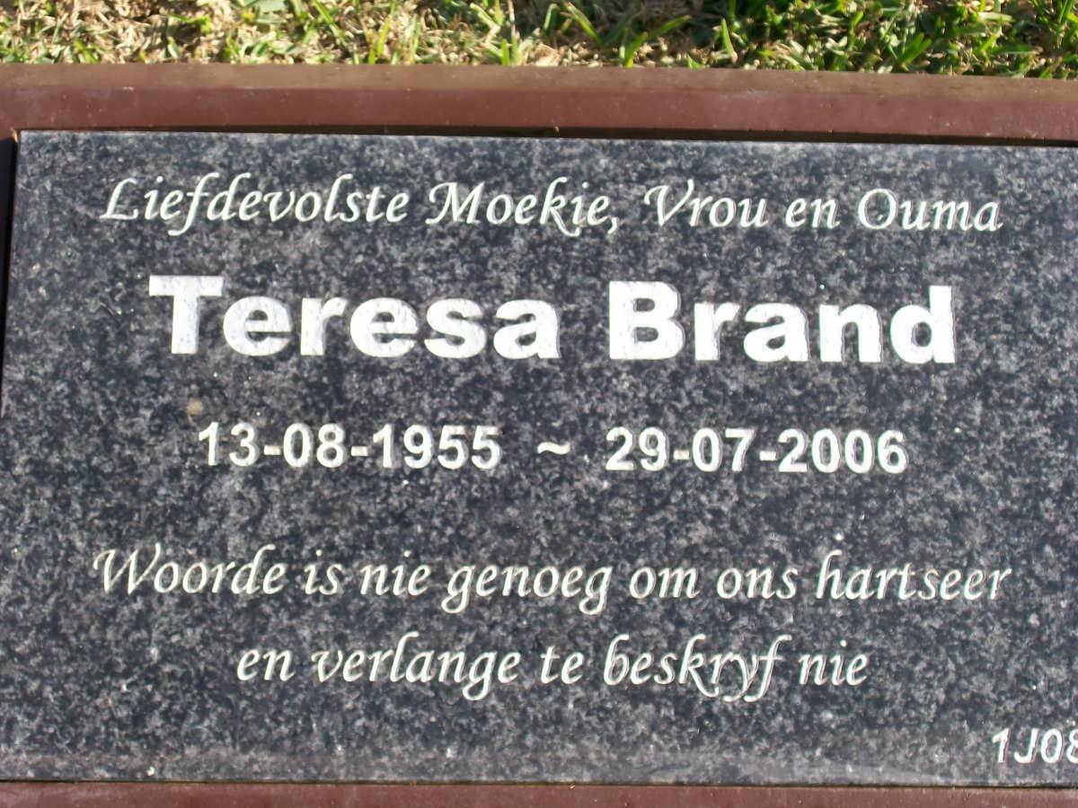 BRAND Teresa 1955-2006