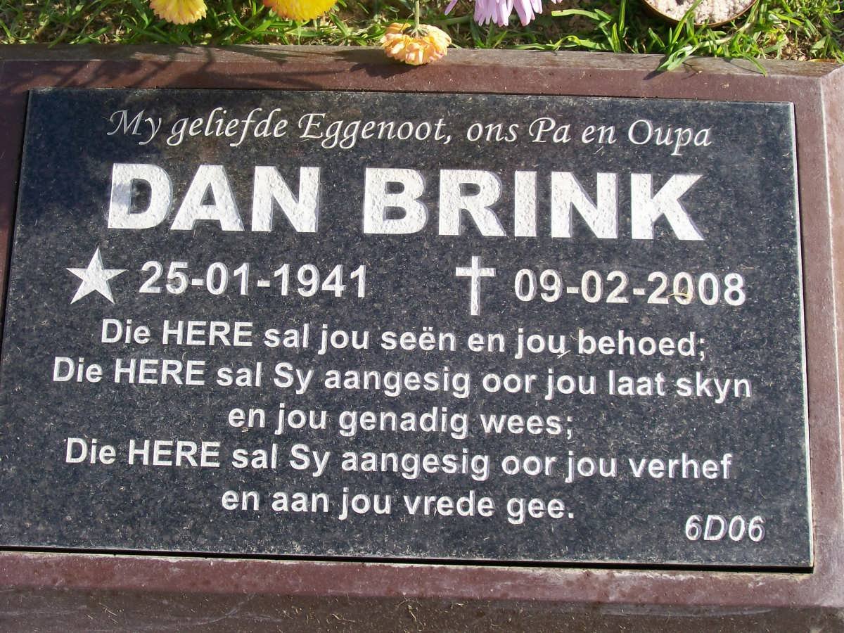 BRINK Dan 1941-2008