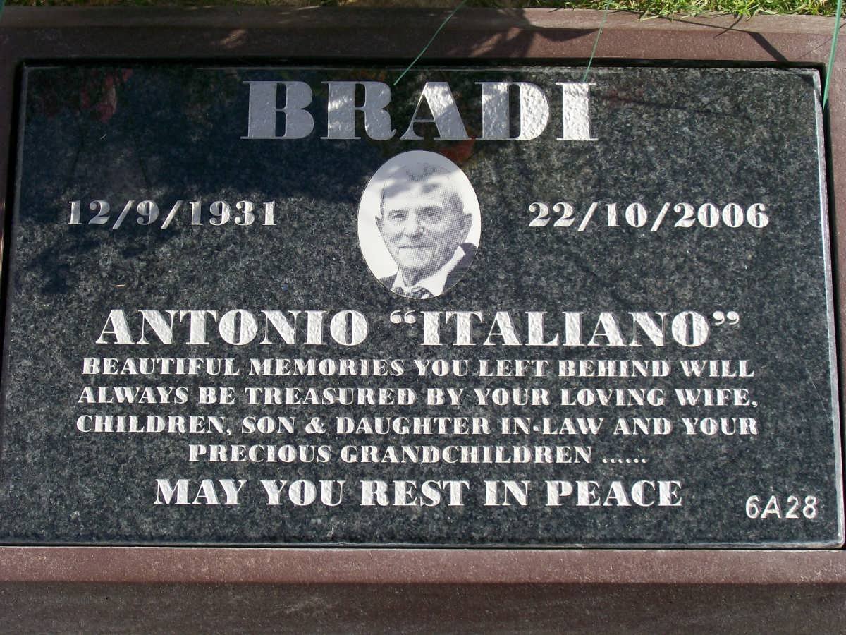 BRADI Antonio 1931-2006