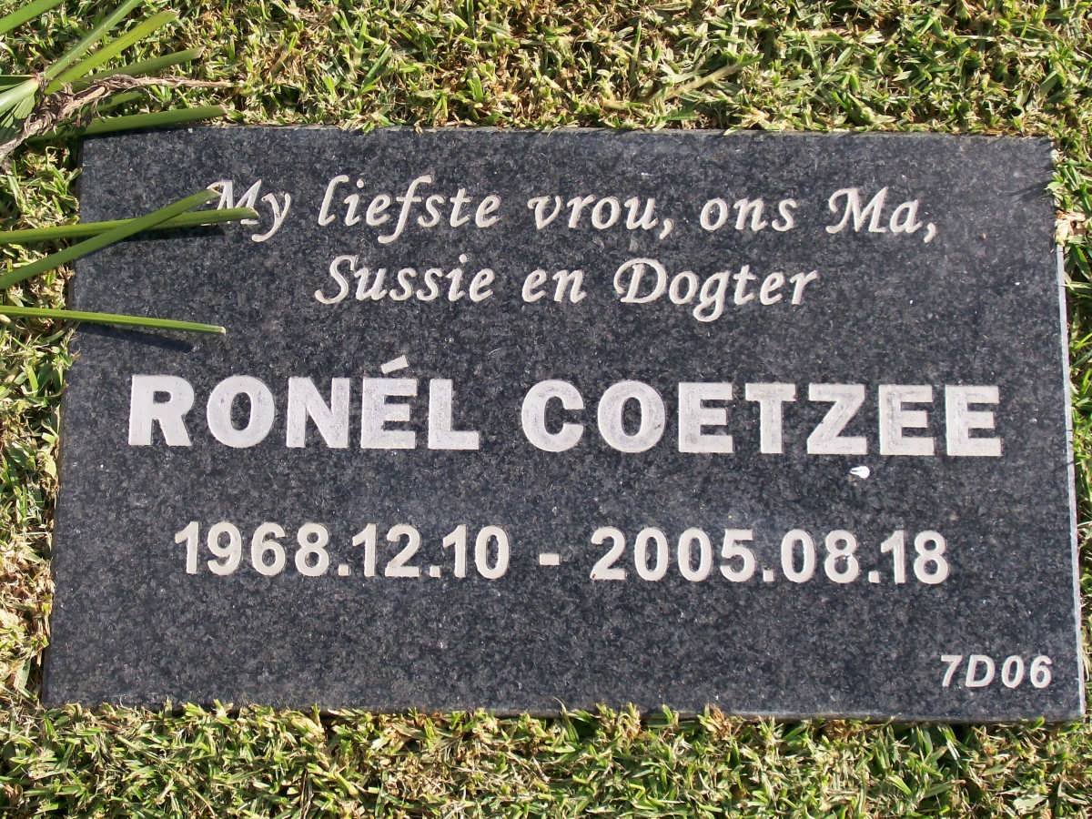 COETZEE Ronel 1968-2005