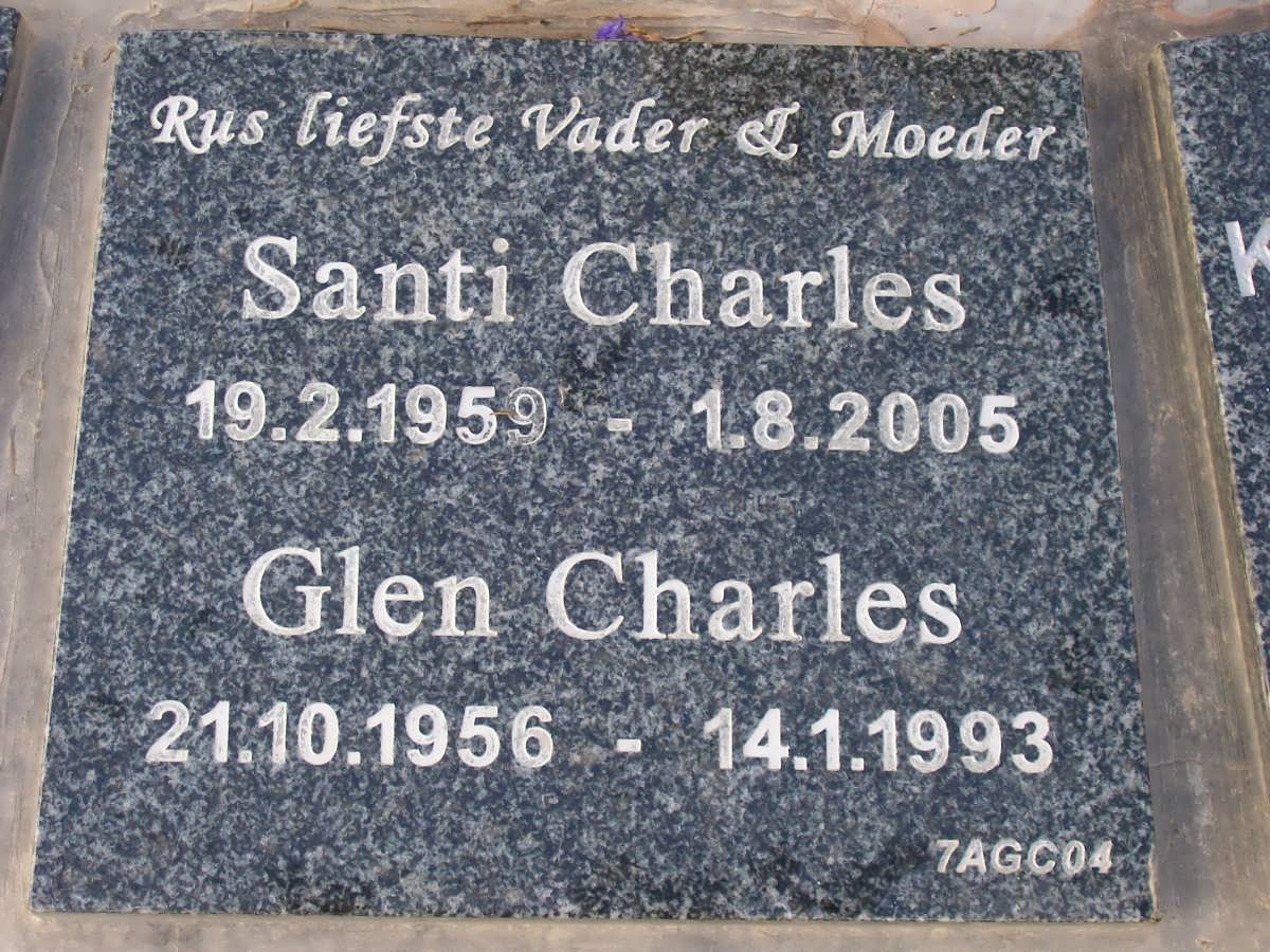 CHARLES Glen 1956-1993 &amp; Santi 1959-2005