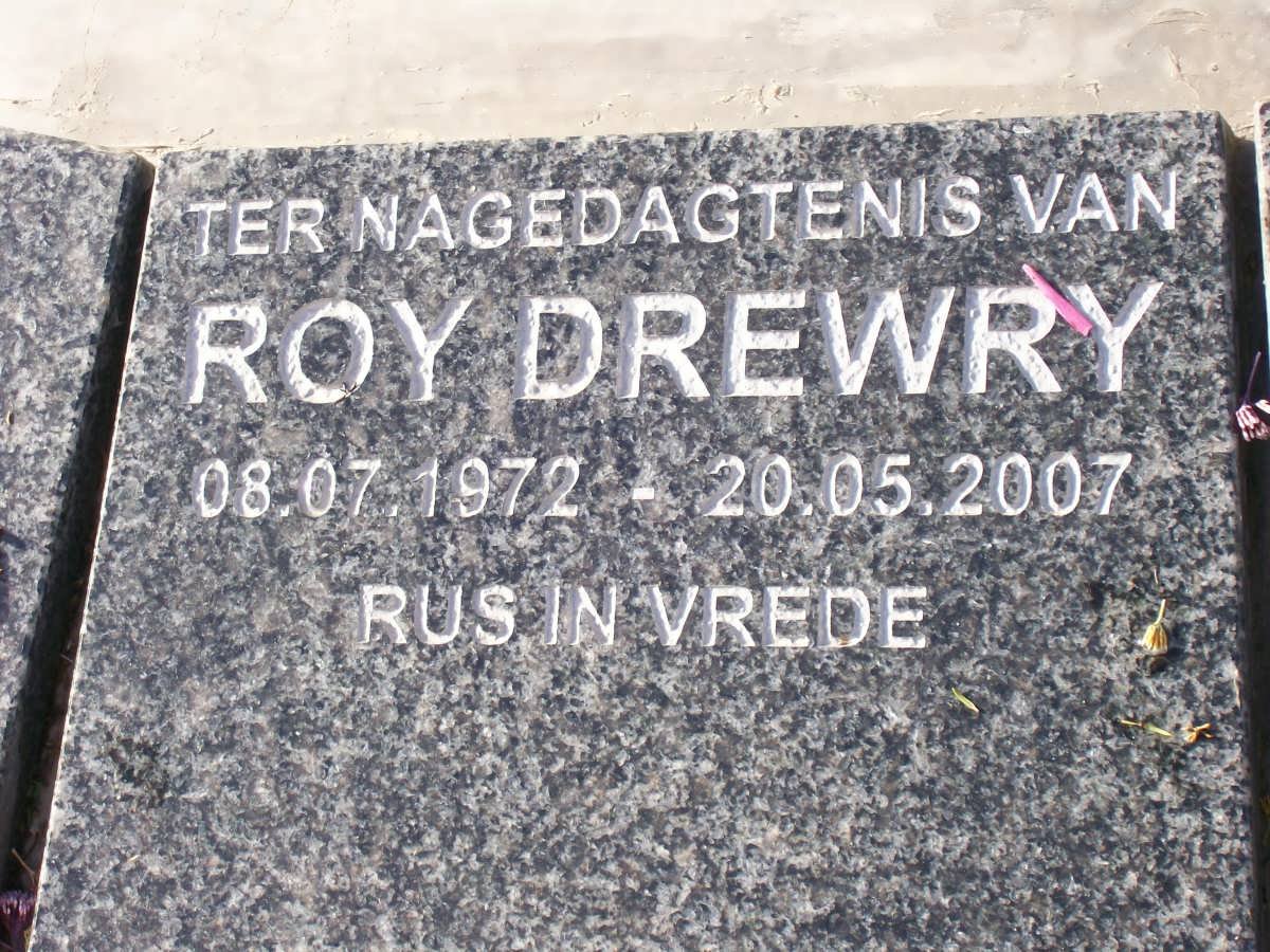 DREWRY Roy 1972-2007