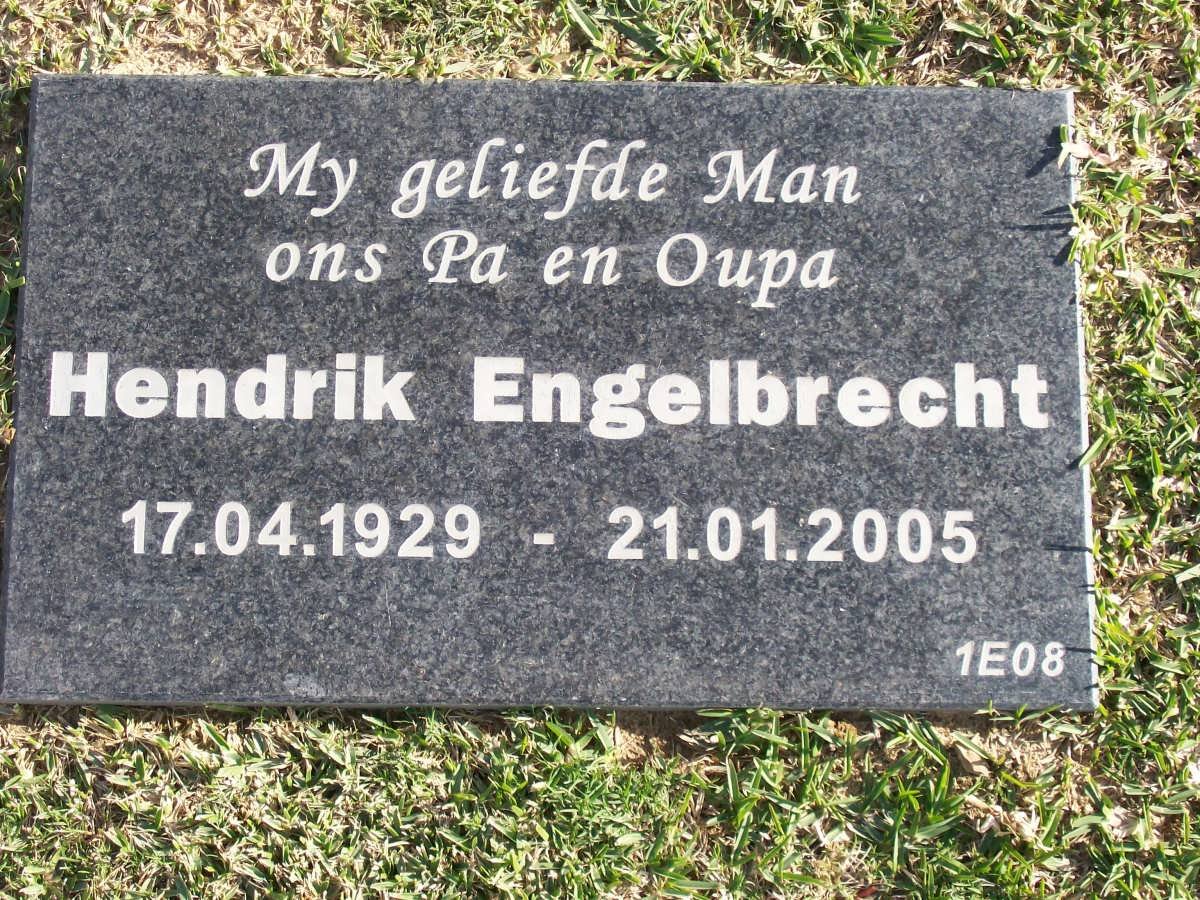 ENGELBRECHT Hendrik 1929-2005