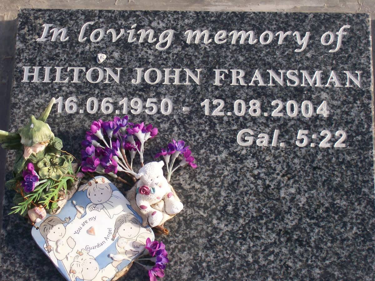 FRANSMAN Hilton John 1950-2004