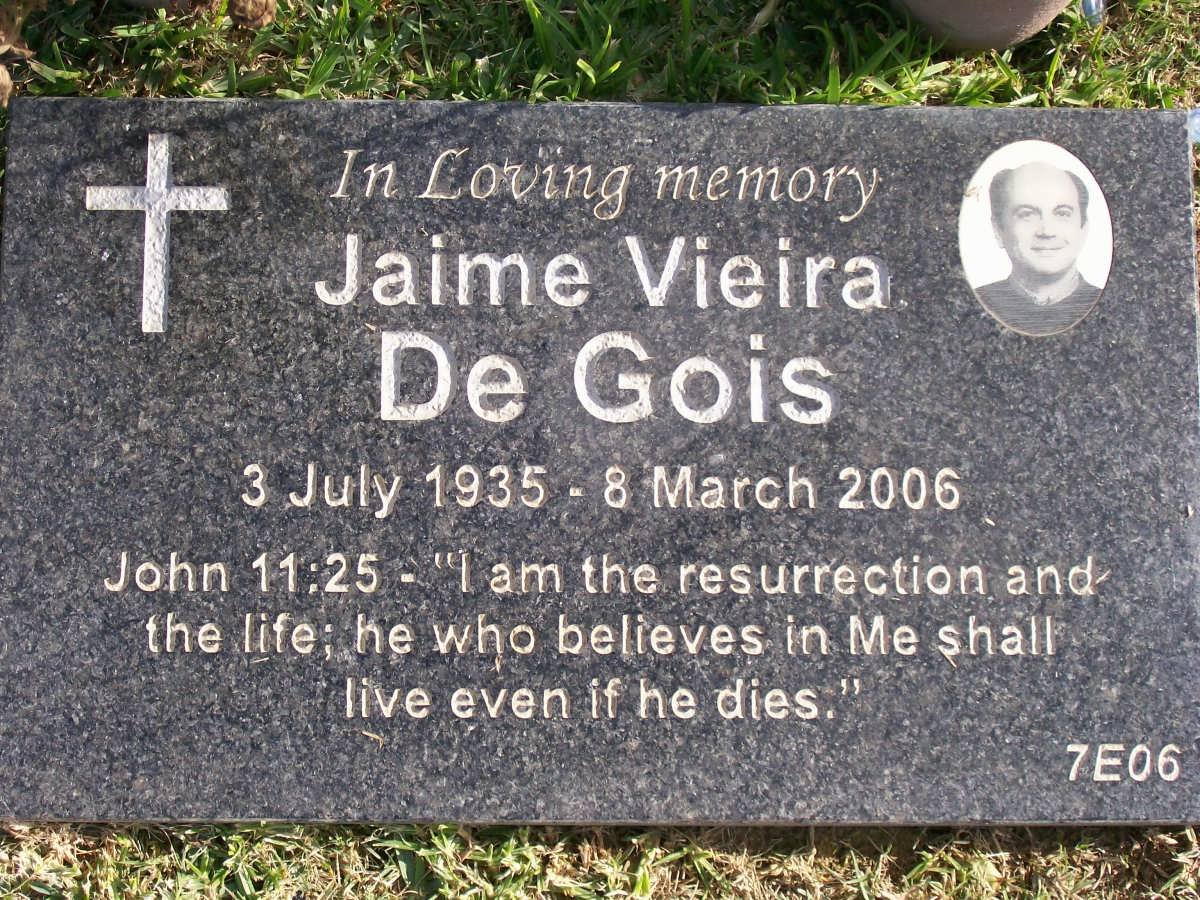 GOIS Jaime Vieira, de 1935-2006
