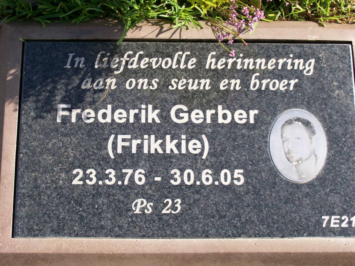 GERBER Frederik 1976-2005