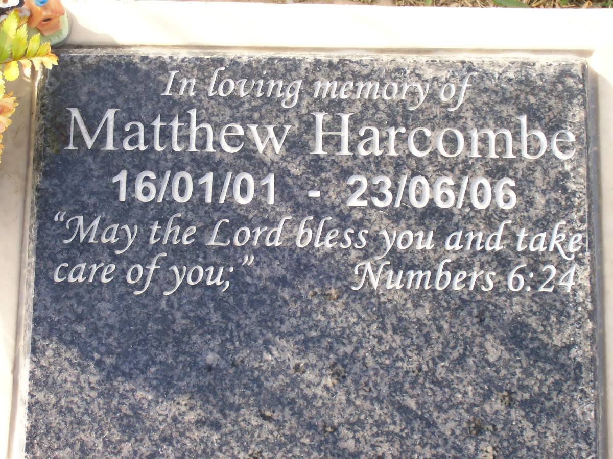 HARCOMBE Matthew 2001-2006