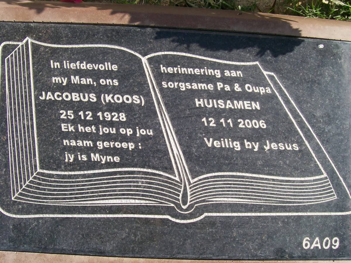 HUISAMEN Jacobus 1928-2006