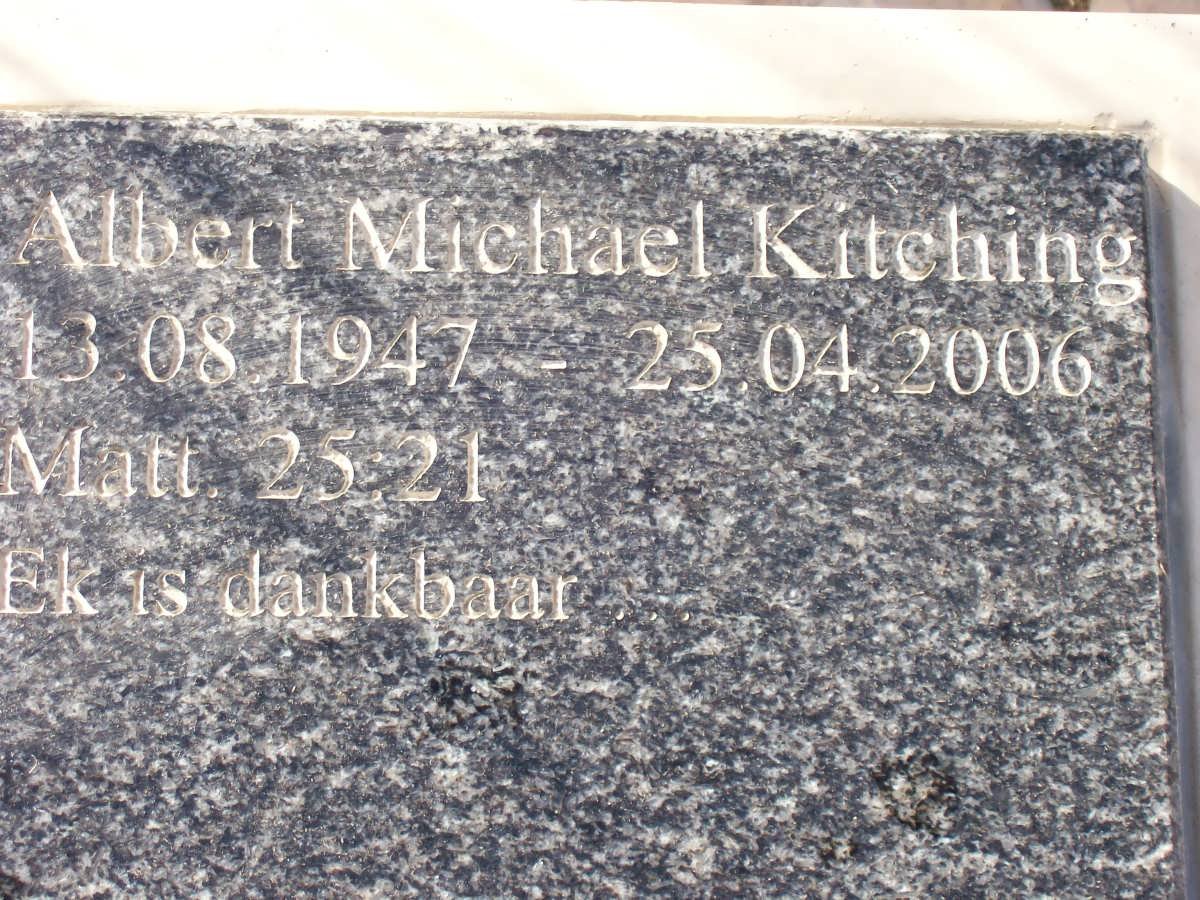 KITCHING Albert Michael 1947-2006