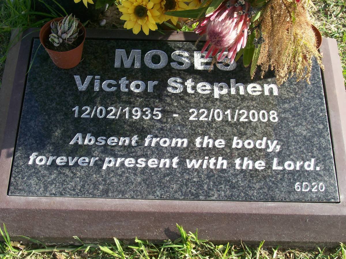 MOSES Victor Stephen 1935-2008