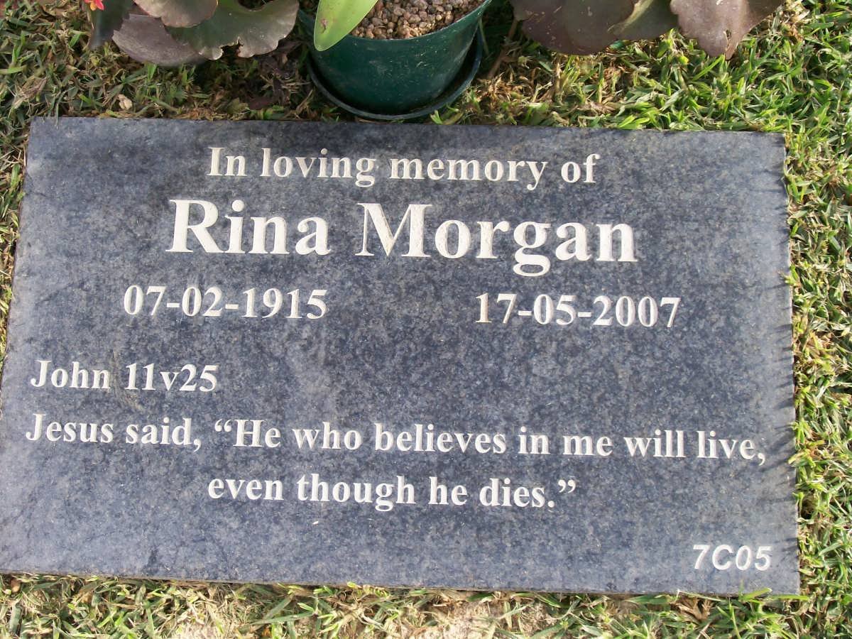 MORGAN Rina 1915-2007