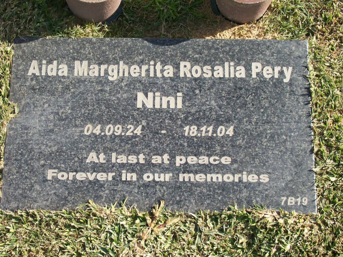 PERY Aida Margherita Rosalia 1924-2004