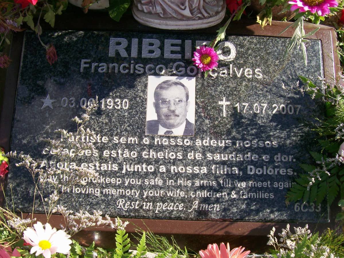 RIBEIRO Francisco Goncalves 1930-2007